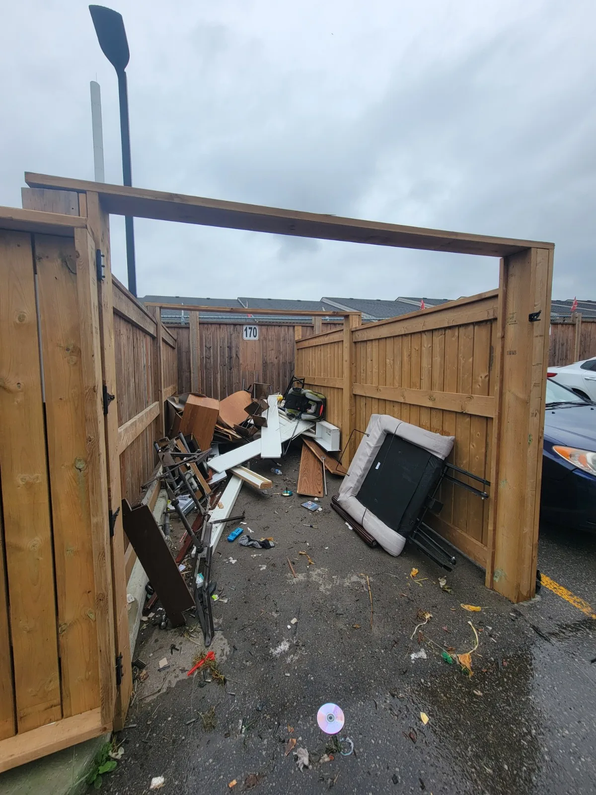 After — Oshawa Ilegal Dumping in Oshawa