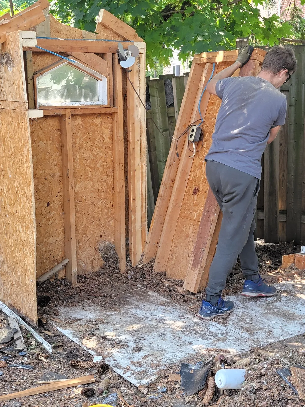After — Shed Demolition & Disposal in Oshawa, Ontario in Oshawa