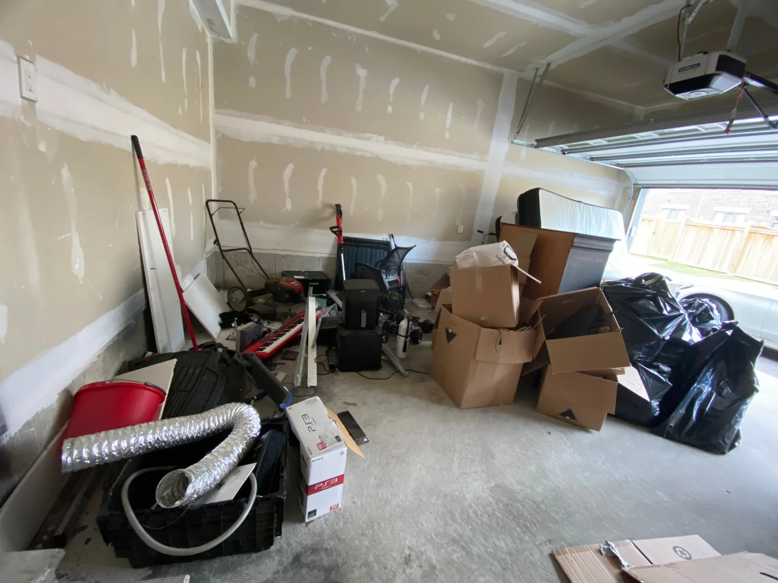Before — Whitby Garage Cleanout in Whitby
