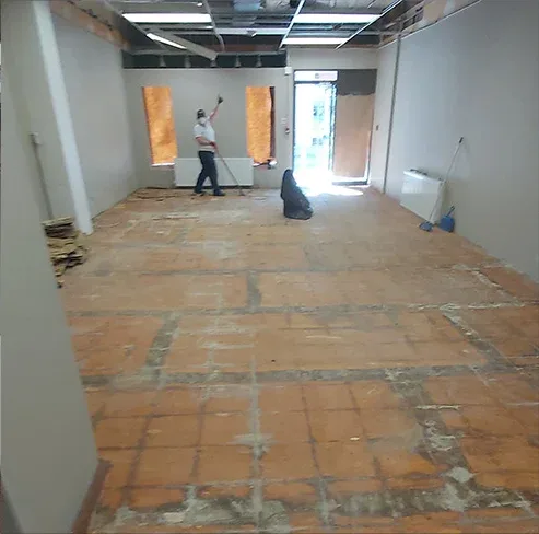 After — Downtown Store Carpet Removal in Oshawa in Oshawa