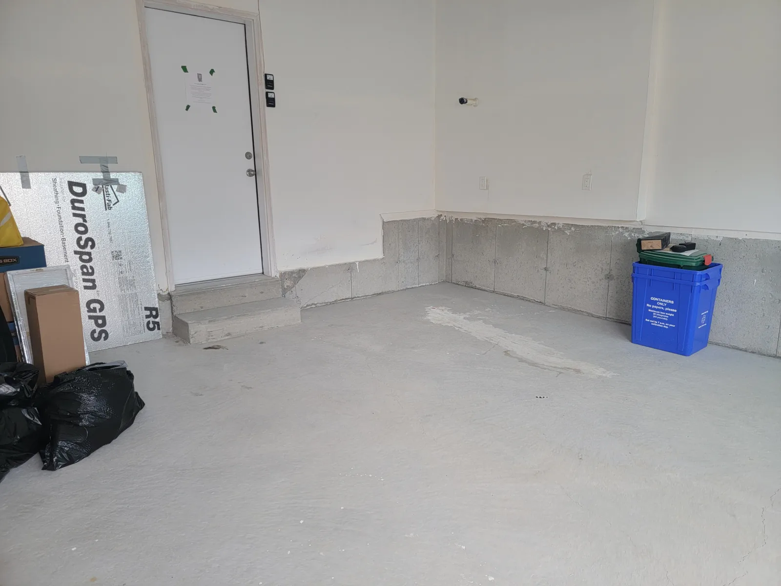 After — Garage Cardboard & Bagged Waste Removal in Oshawa in Oshawa